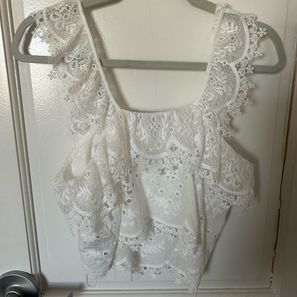 White zara summer top - Picture 4 of 4